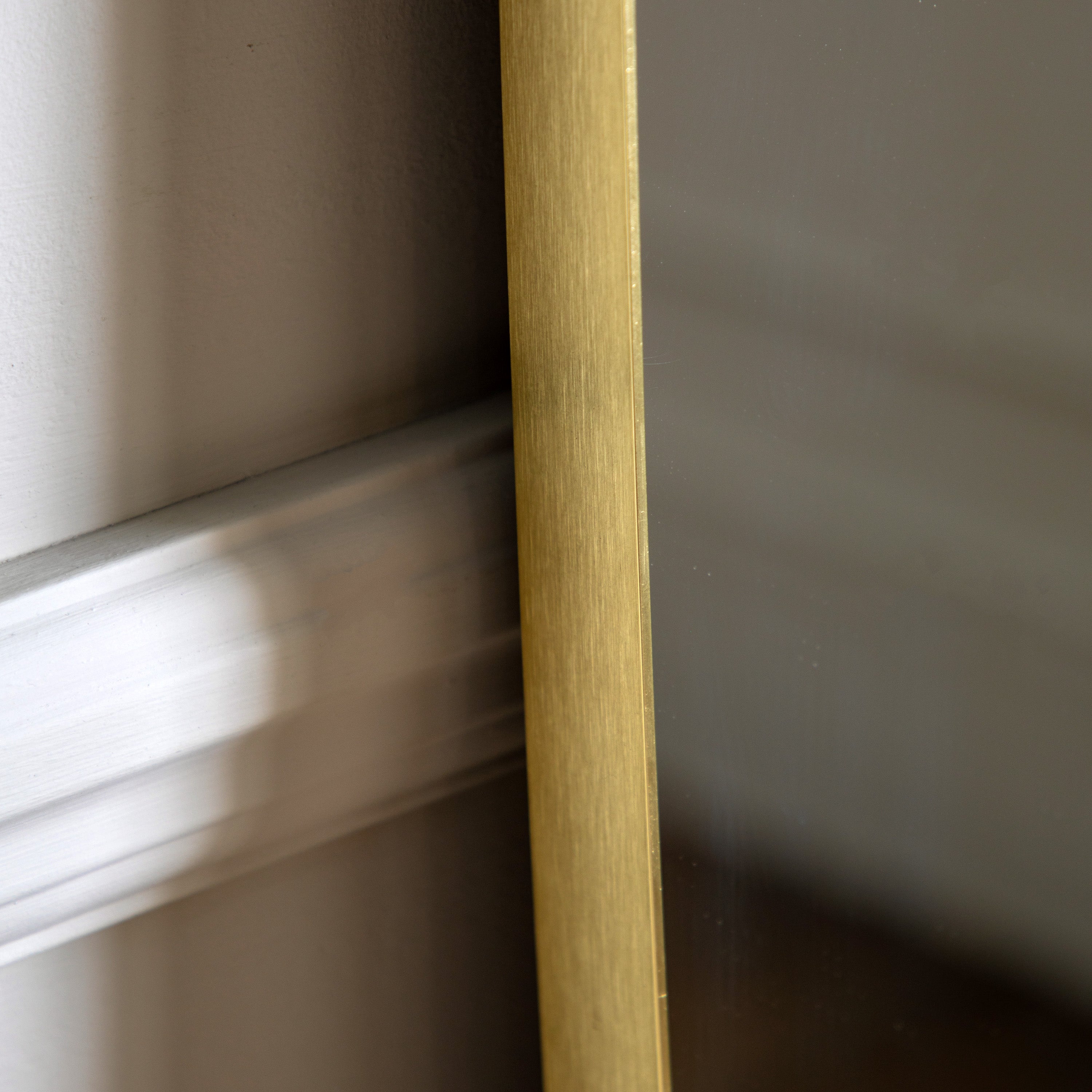 Claude Gold Pebble Full Length Leaner Mirror